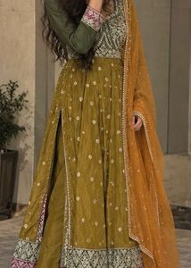 Elegant Olive Green Kurta Set