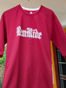 Men's Red 'Ren Ride' Graphic T-Shirt
