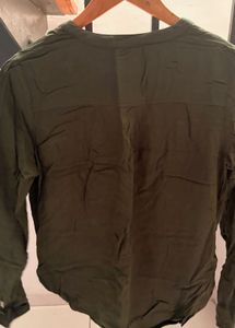 Olive Green Long Sleeve Shirt