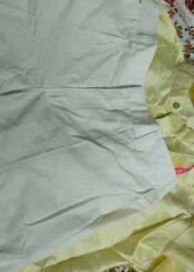 Men's Yellow Silk Kurta