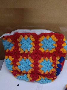 Crochet Granny Square Pouch