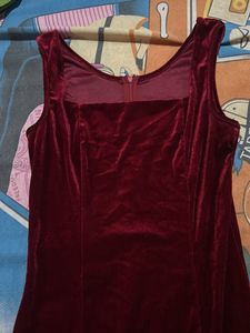 Velvet Square Neck Mini Dress