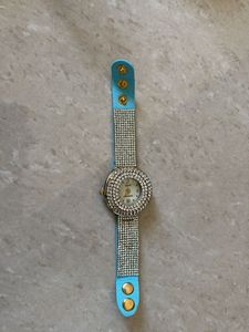 New Sparkly Blue Rhinestone Watch
