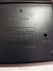 CASIO MJ-120D calculator