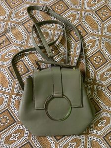 Chic Olive Green Crossbody Bag