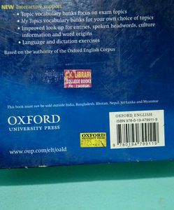 Oxford Advanced Learner's Dictionary