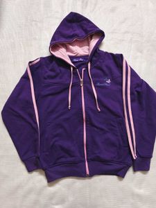 Purple Crop Hoodie - Stylish & Cozy