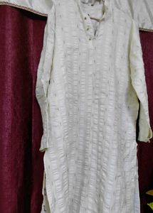 Elegant MENS White Kurta - Classic Style