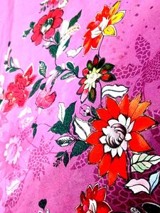 Vintage Floral Print Scarf