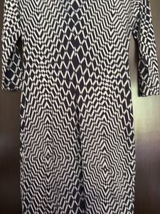 Geometric Print Sheath Dress