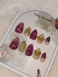 Navratri bandhni Press On Nails
