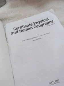 Certificate Physical and Human Geography Book