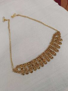 Elegant Gold Tone Statement Necklace