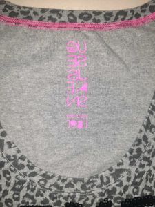 💎 Authentic GUESS Y2K Leopard Luxe Tunic Top