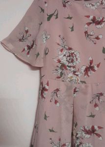 Whimsy Chiffon Floral Print Dress