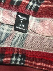 Red Plaid Mini Skirt