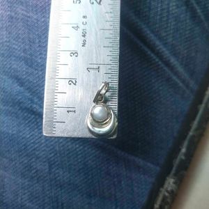 92.5 silver pearl pandent (चंद्रमा)