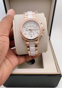 Mk ladies watch all crono and date working