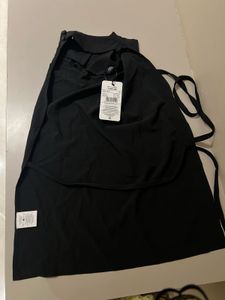 Elegant Black Halter Neck Dress