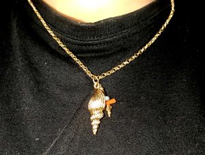 Chic Layered Necklace &amp; bracelet- Seashell &amp; Heart