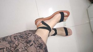 Tan Ankle Strap Sandals