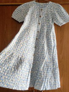 Blue Floral Prairie Dress