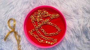 Unisex Gold Polish  Chain Pack Of 1