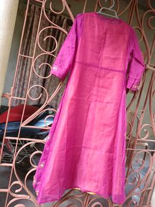 Branded Yellow Kurta With Purple Outer 💜💛💜