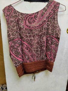 Boho Paisley Print Sleeveless Top &amp; Flare Jeans Ou