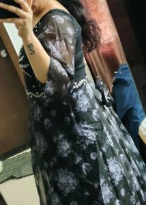 Ethnic Organza Gown - Fixed Price