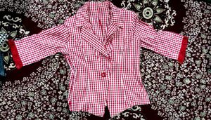 Chic Red and white Gingham