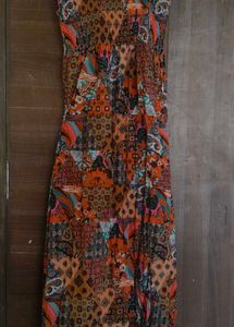 Bohemian Smocked Maxi Dress