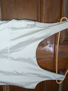 Branded Satin (Estelle)New Grey Dress With Tag