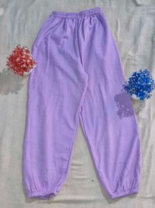 Lavender track pants