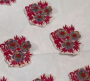 Embroidered Flower Appliques (Set of 10) art craft