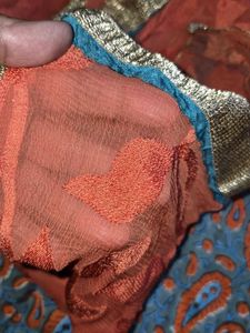 Sheer Embrroided gota Dupatta