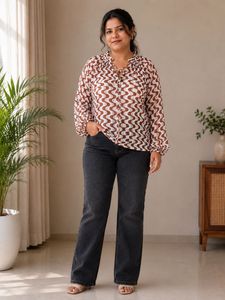 FIG Casual Printed Top