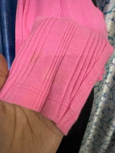 Asos Pink Cropped Cardigan Top