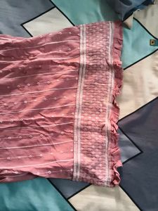 Pink Striped Kurta and pant set