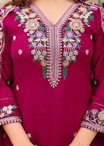 Elegant Embroidered Kurta Set