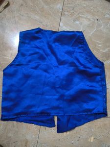 Sparkling Royal Blue Sequin Vest