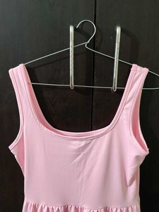 Cute Pink Baby Doll Dress