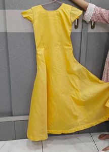 Beautiful Yellow Embroidered Gown