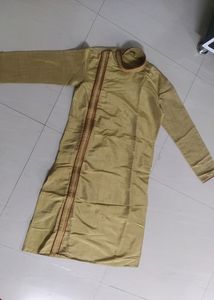 Golden And Red Kurta For Garba And Marriage