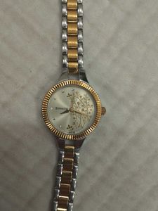 Sonata Two-Tone Analog Watch