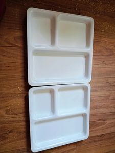 New GALOOF Melamine 3 Compartment Section Dinner P