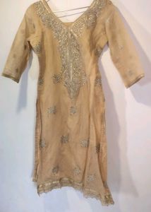 Embroidered Kurta and set with churidar pant an