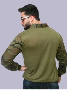 Men's Camouflage Long Sleeve Shirt (L size)