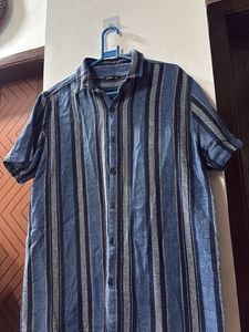 Men's Striped Short Sleeve Shirt