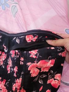 Floral Corset Padded Top